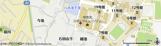 愛知県豊田市貝津町細池16周辺の地図