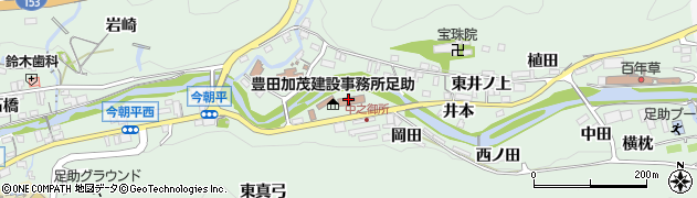 愛知県豊田加茂建設事務所　足助支所管理課管理・用地グループ管理担当周辺の地図
