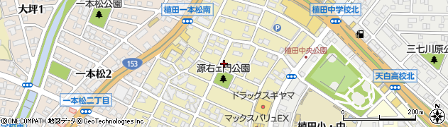 愛知県名古屋市天白区元植田1丁目周辺の地図