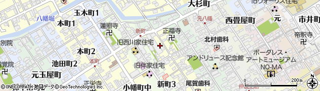 滋賀県近江八幡市魚屋町元周辺の地図