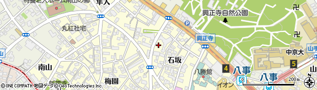 愛知県名古屋市昭和区広路町石坂28周辺の地図
