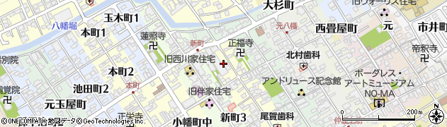 滋賀県近江八幡市魚屋町（元）周辺の地図