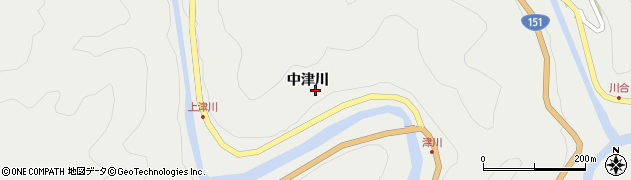 愛知県北設楽郡豊根村上黒川中津川12周辺の地図