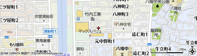 愛知県名古屋市中川区八神町5丁目13周辺の地図