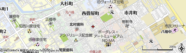 滋賀県近江八幡市永原町（中）周辺の地図