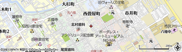 滋賀県近江八幡市永原町周辺の地図