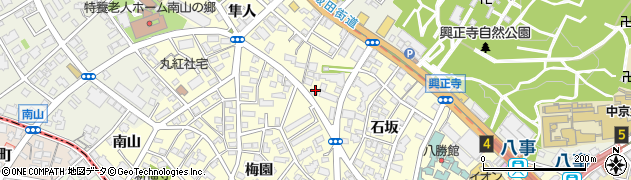 愛知県名古屋市昭和区広路町石坂37周辺の地図
