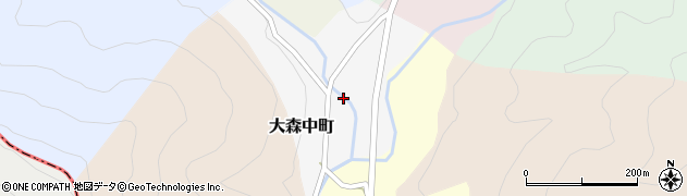京都府京都市北区大森中町周辺の地図