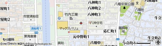 愛知県名古屋市中川区八神町5丁目6周辺の地図
