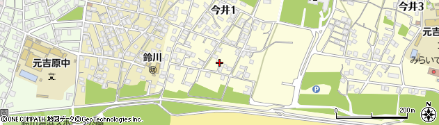 中村組今井社宅周辺の地図