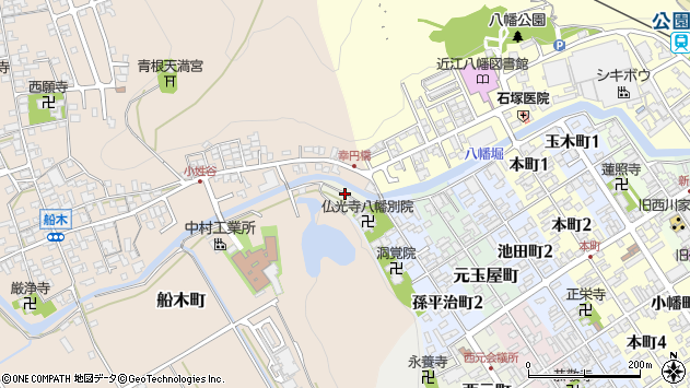 〒523-0889 滋賀県近江八幡市日杉町の地図