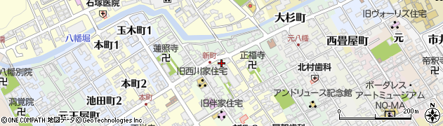 滋賀県近江八幡市魚屋町元19周辺の地図