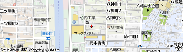 愛知県名古屋市中川区八神町4丁目29周辺の地図