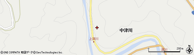 愛知県豊根村（北設楽郡）上黒川（上津川）周辺の地図