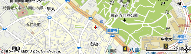 愛知県名古屋市昭和区広路町石坂31周辺の地図