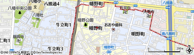 愛知県名古屋市熱田区幡野町周辺の地図