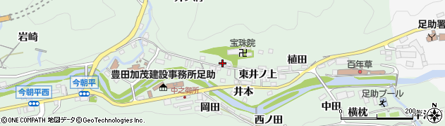 愛知県豊田市足助町久井戸11周辺の地図