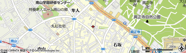 愛知県名古屋市昭和区広路町石坂79-20周辺の地図