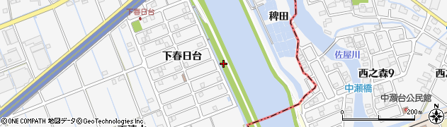 愛知県津島市鹿伏兎町（坊野）周辺の地図