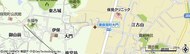 愛知県豊田市東保見町（柵口）周辺の地図