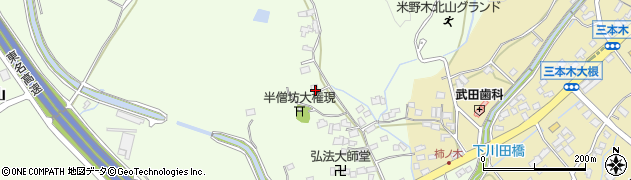 愛知県日進市米野木町（柿ノ木島）周辺の地図