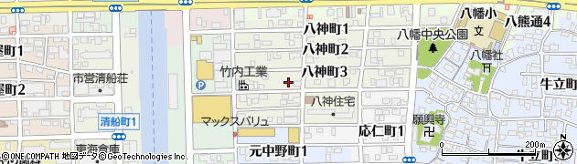 愛知県名古屋市中川区八神町4丁目18周辺の地図