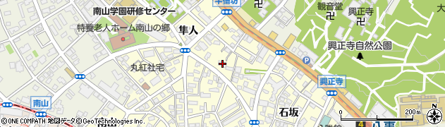 愛知県名古屋市昭和区広路町石坂79-13周辺の地図