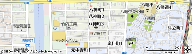 愛知県名古屋市中川区八神町4丁目11周辺の地図