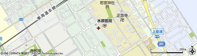 滋賀県近江八幡市安土町常楽寺60周辺の地図