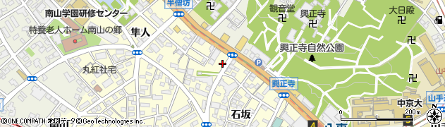 愛知県名古屋市昭和区広路町石坂34周辺の地図