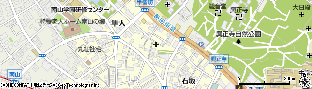 愛知県名古屋市昭和区広路町石坂80-40周辺の地図