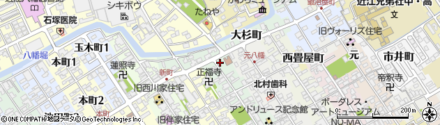 滋賀県近江八幡市為心町元13周辺の地図