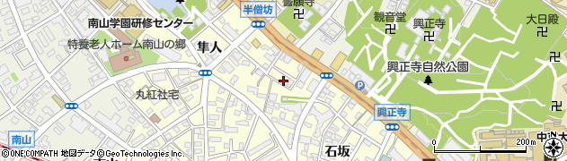 愛知県名古屋市昭和区広路町石坂80-45周辺の地図