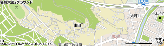 愛知県名古屋市天白区天白町大字八事（山田）周辺の地図