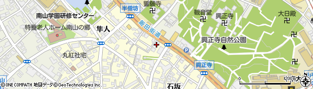 愛知県名古屋市昭和区広路町石坂80-33周辺の地図