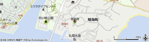 桜稲荷神社周辺の地図