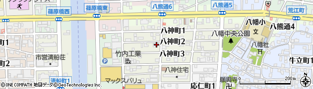 愛知県名古屋市中川区八神町2丁目45周辺の地図