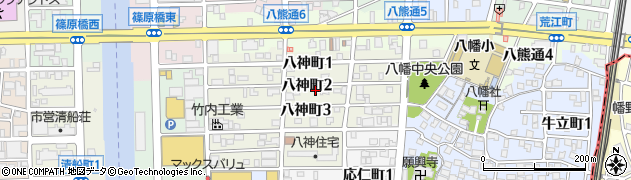 愛知県名古屋市中川区八神町2丁目52周辺の地図