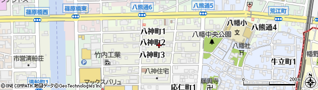 愛知県名古屋市中川区八神町2丁目53周辺の地図