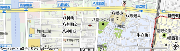 愛知県名古屋市中川区八神町2丁目63周辺の地図