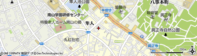 愛知県名古屋市昭和区広路町石坂42周辺の地図