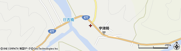 京都府京都市右京区京北中地町（横谷口）周辺の地図