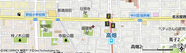 名古屋市役所　緑政土木局高畑第３自転車駐車場管理事務所周辺の地図