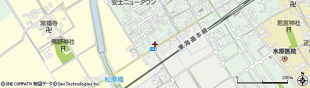 滋賀県近江八幡市安土町常楽寺926周辺の地図
