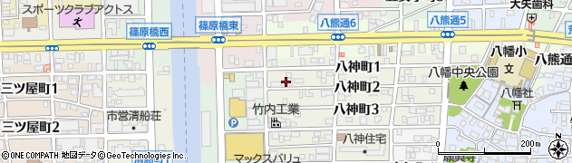 愛知県名古屋市中川区八神町1丁目40周辺の地図