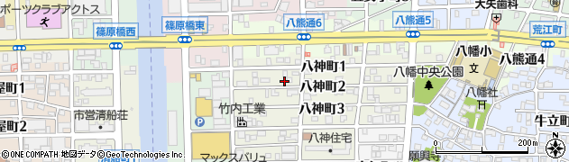 愛知県名古屋市中川区八神町2丁目25周辺の地図