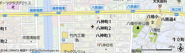 愛知県名古屋市中川区八神町2丁目23周辺の地図