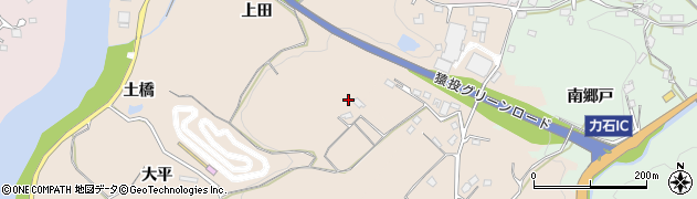 愛知県豊田市石野町（鎮平）周辺の地図