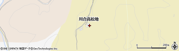 島根県大田市川合町川合高松地周辺の地図