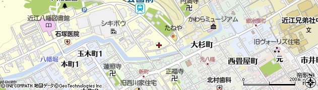 株式会社クラブハリエ　日牟禮カフェ周辺の地図